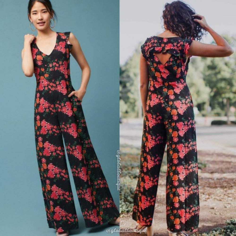 NWT ANTHROPOLOGIE Tracy Reese Laurette Jumpsuit - Picture 7 of 10